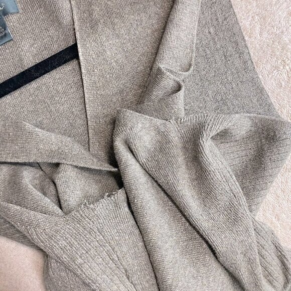 Eddie Bauer beige brown linen cotton lightweight button up knit vest L - Picture 7 of 11